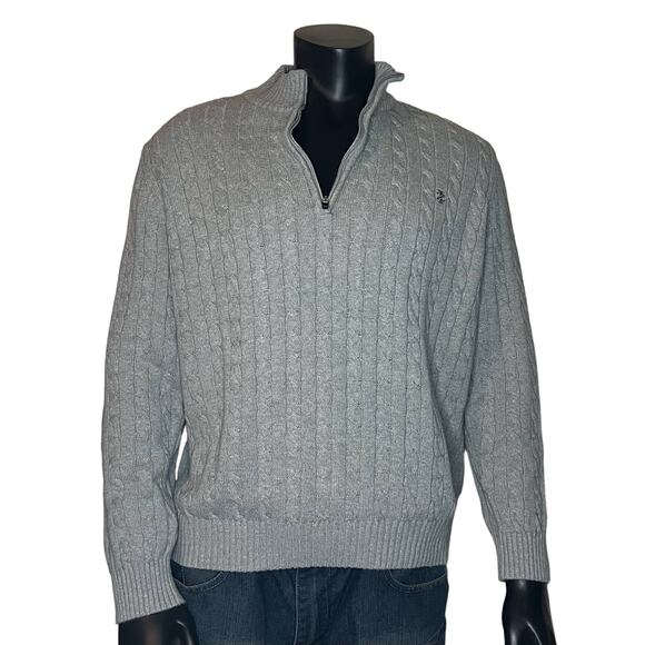 IZOD- Men’s Gray XL Gray Sweater - Picture 1 of 4